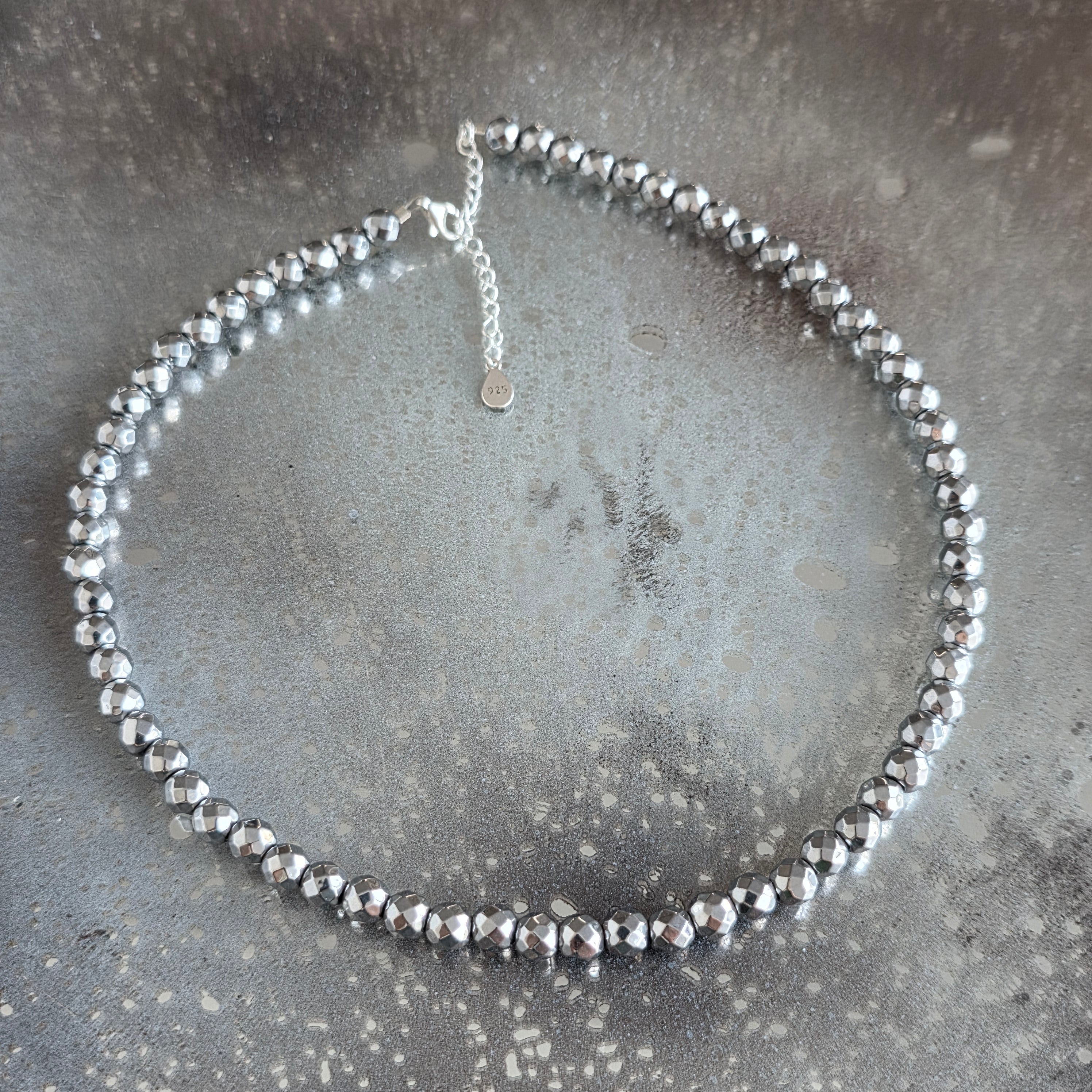 Colier hematit Silver #388