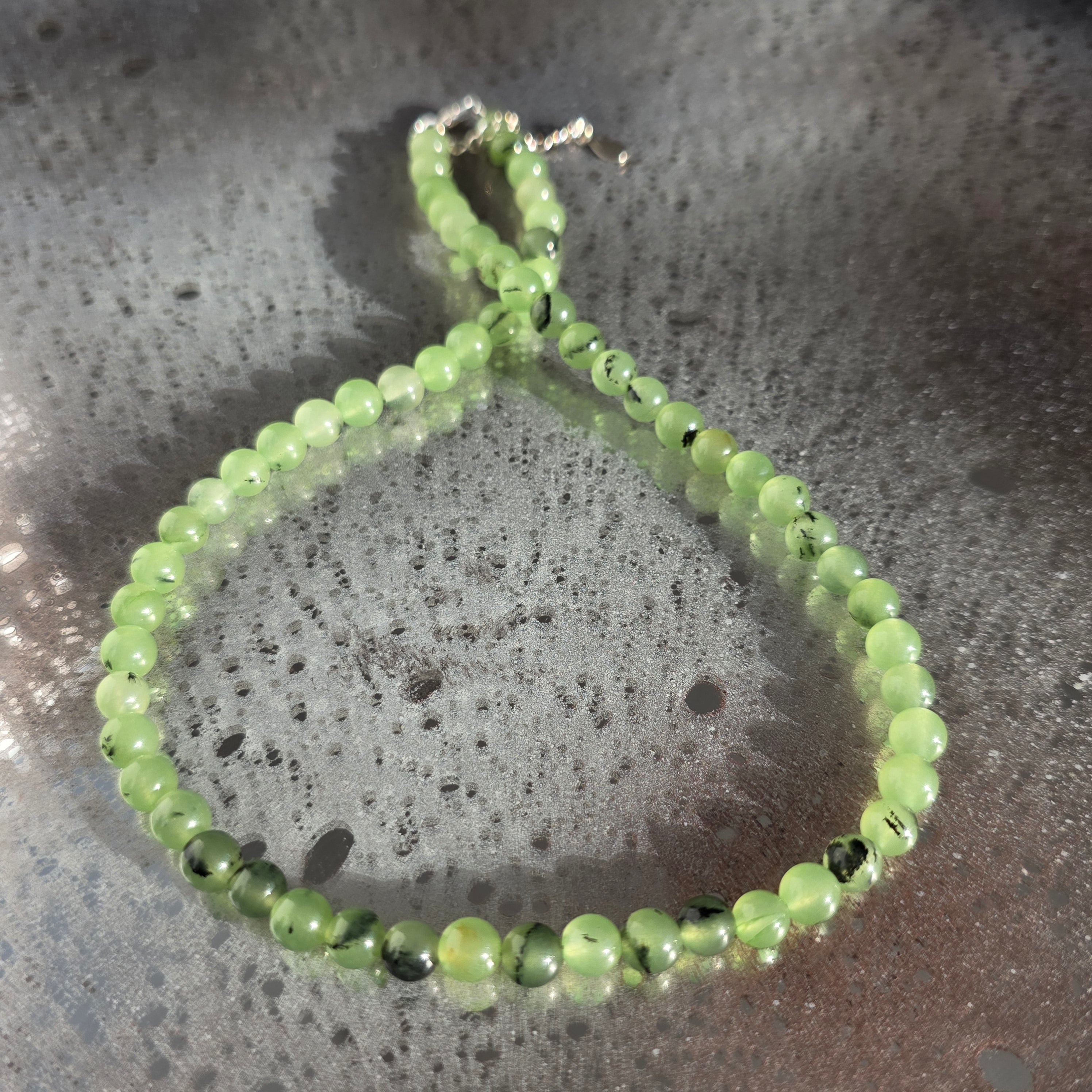 Colier jad verde Bloom#196