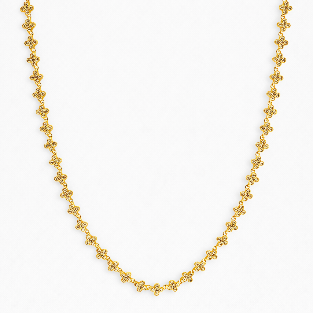 Colier Luxy Placat Cu Aur 18k