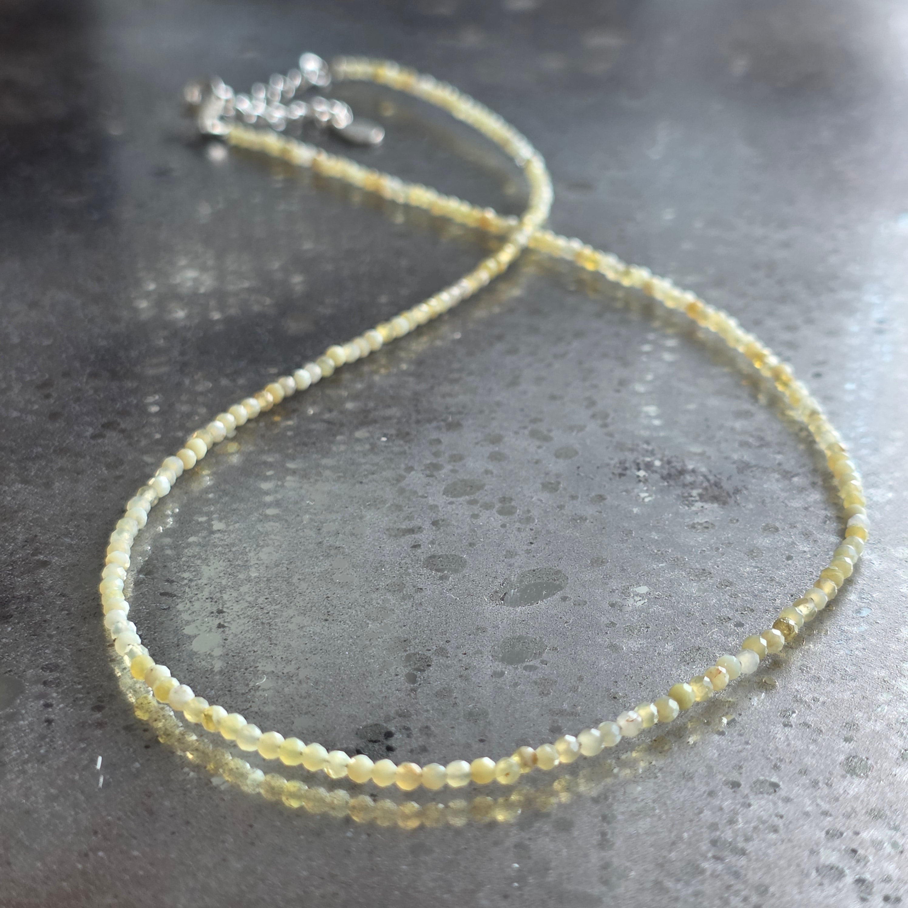 Colier opal galben Golden Whisper #80
