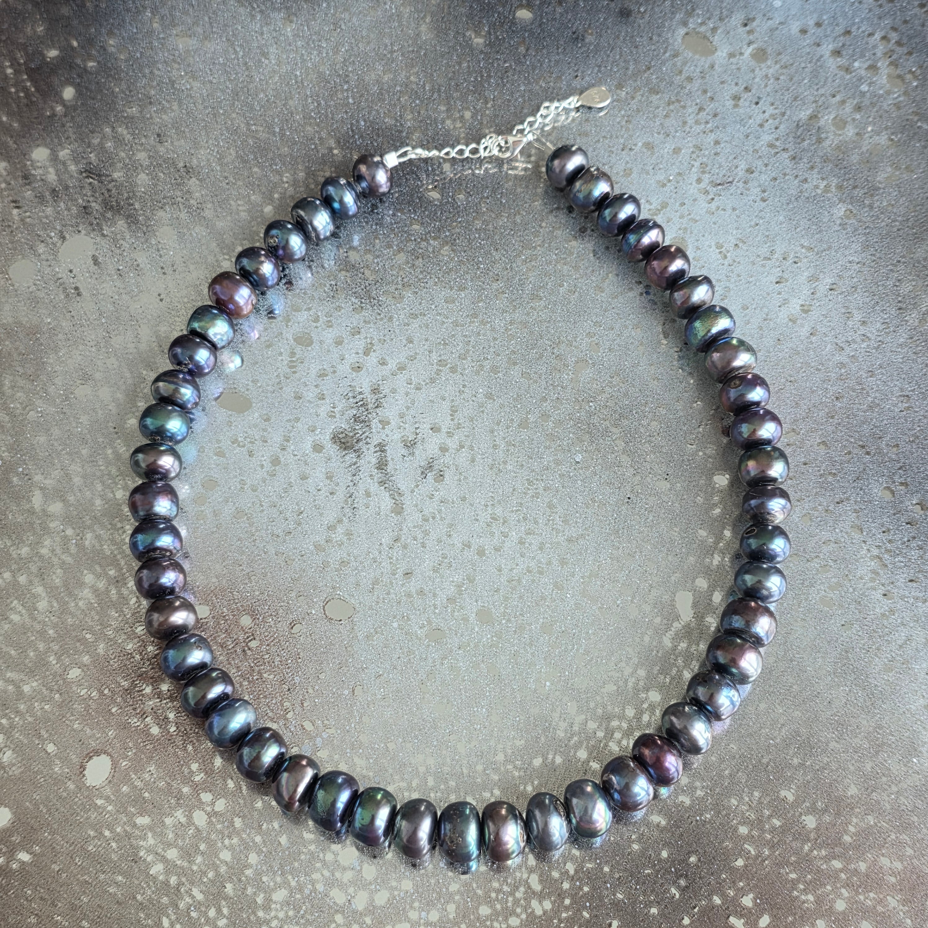 Colier perle albastre Serenity #347