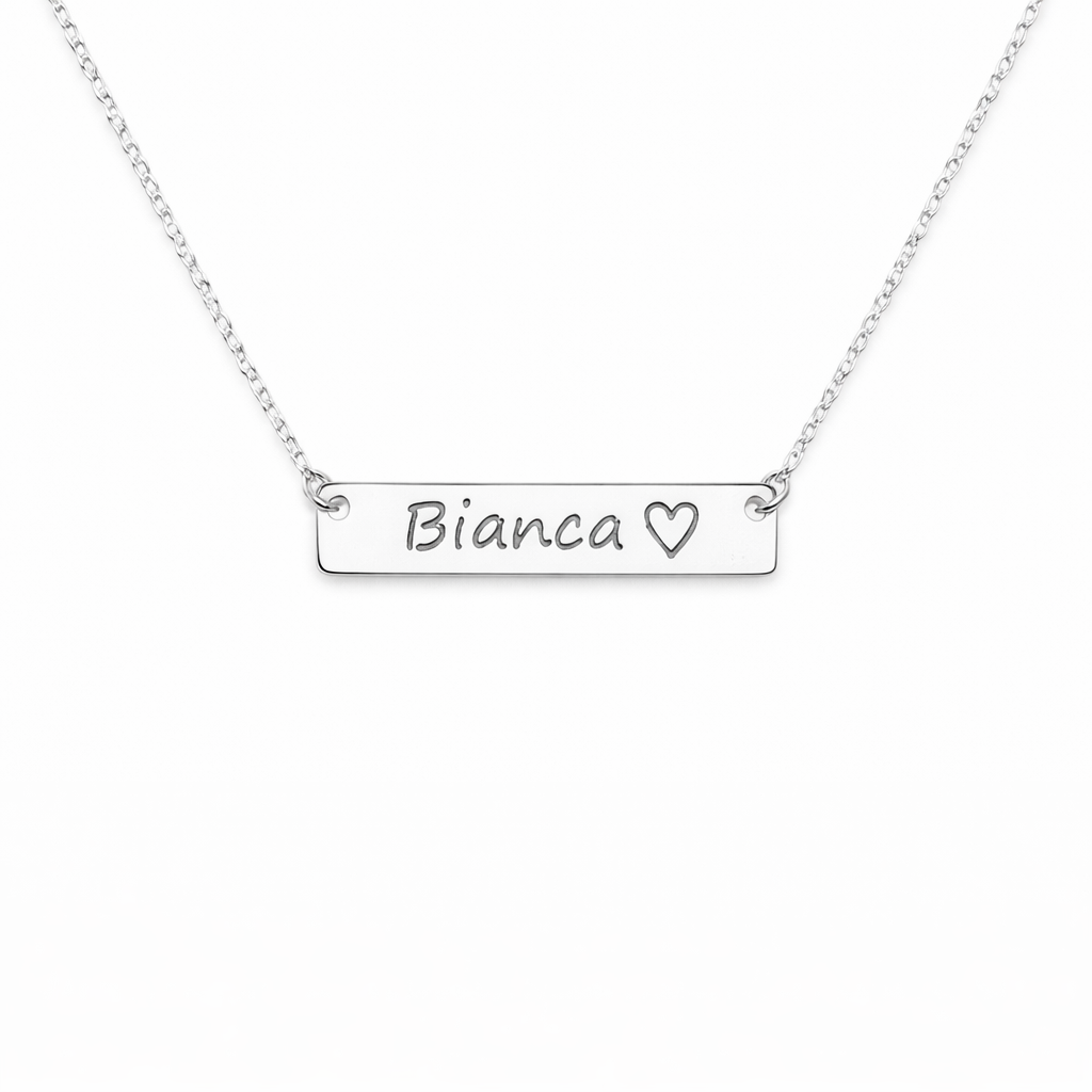 Colier Personalizat Nume cu Argint