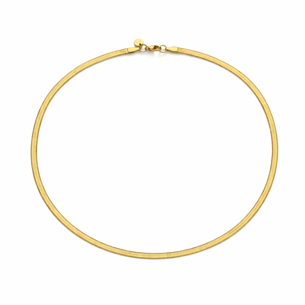 Colier Snake Placat cu Aur 18k