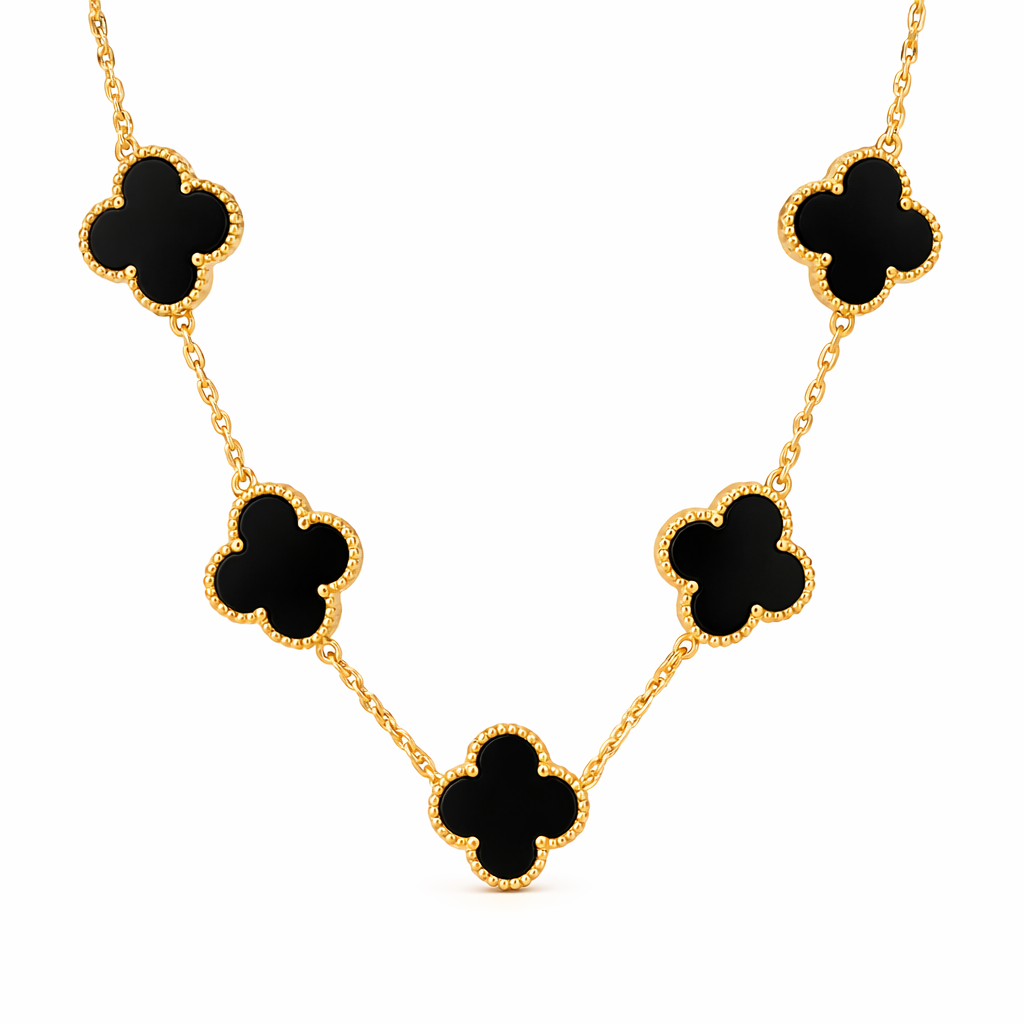 Colier Van Luxy Black Gold