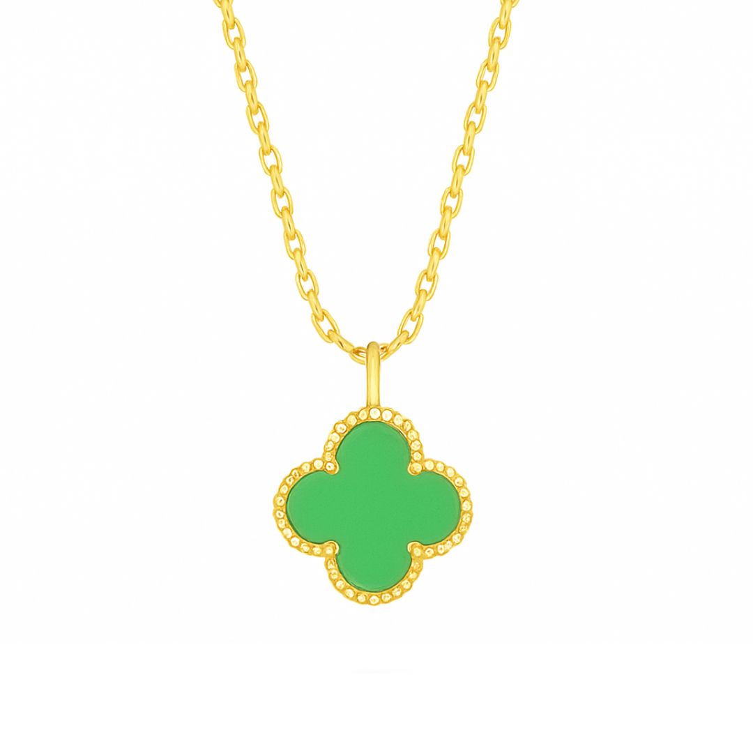 Colier Van Luxy Green Gold