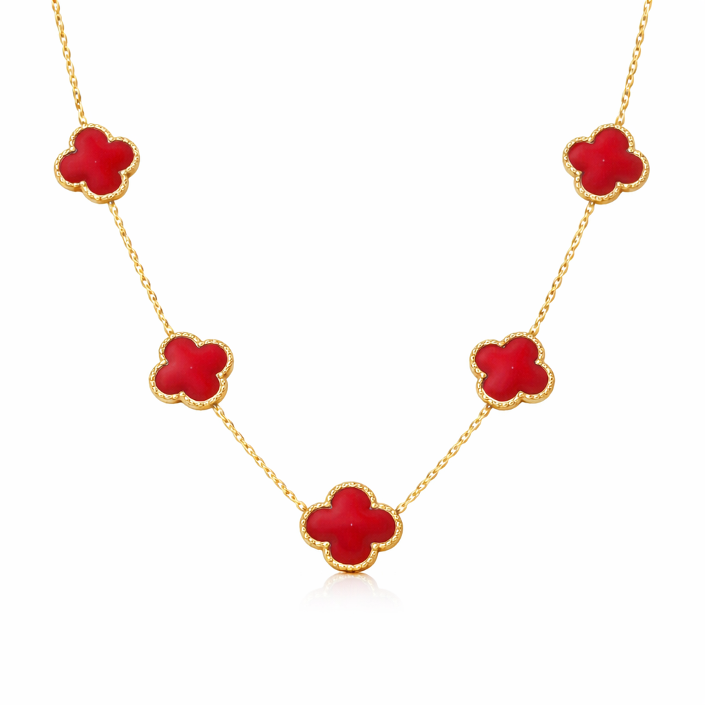 Colier Van Luxy Red Gold