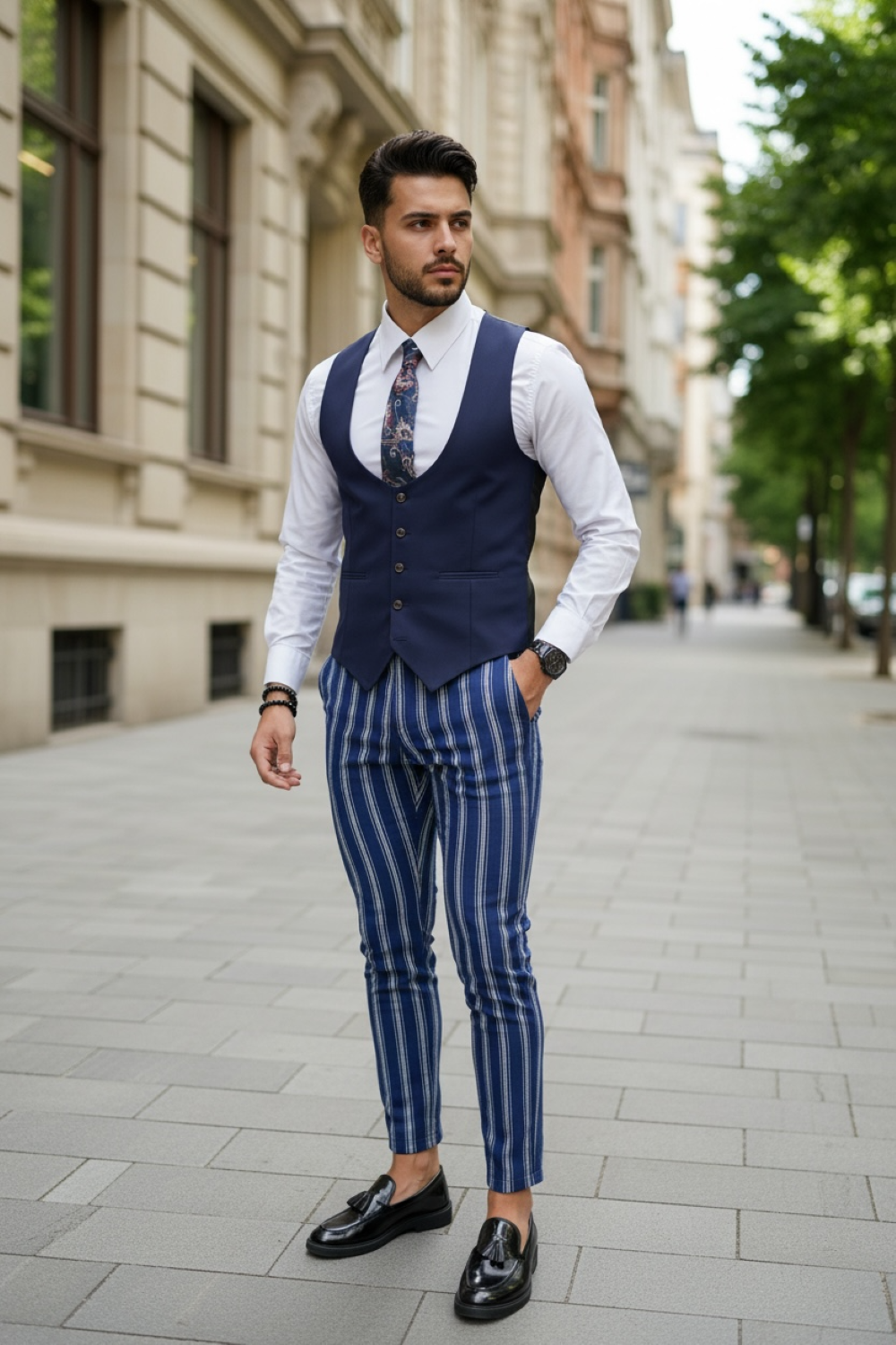 Compleu barbati Vesta + Pantaloni B1604