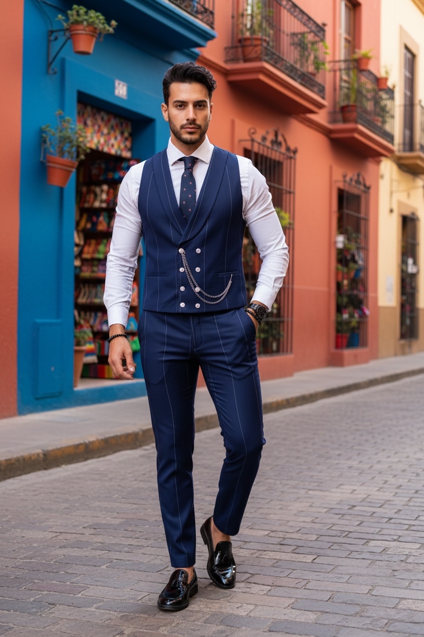 Compleu barbati Vesta + Pantaloni B4010 120-4