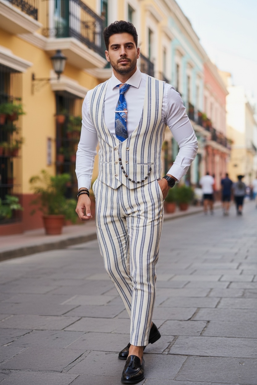 Compleu barbati Vesta + Pantaloni B4127 33-1.1
