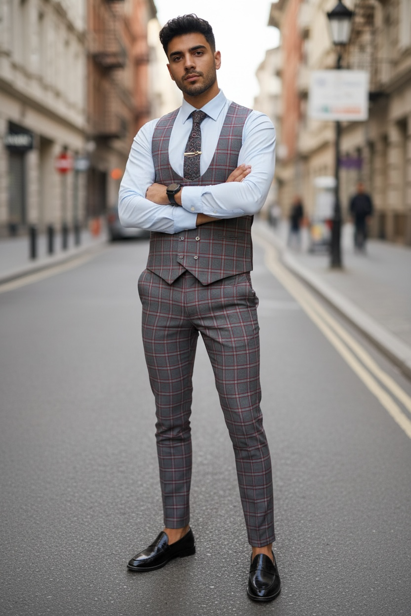 Compleu barbati Vesta + Pantaloni B4147 35-2.3