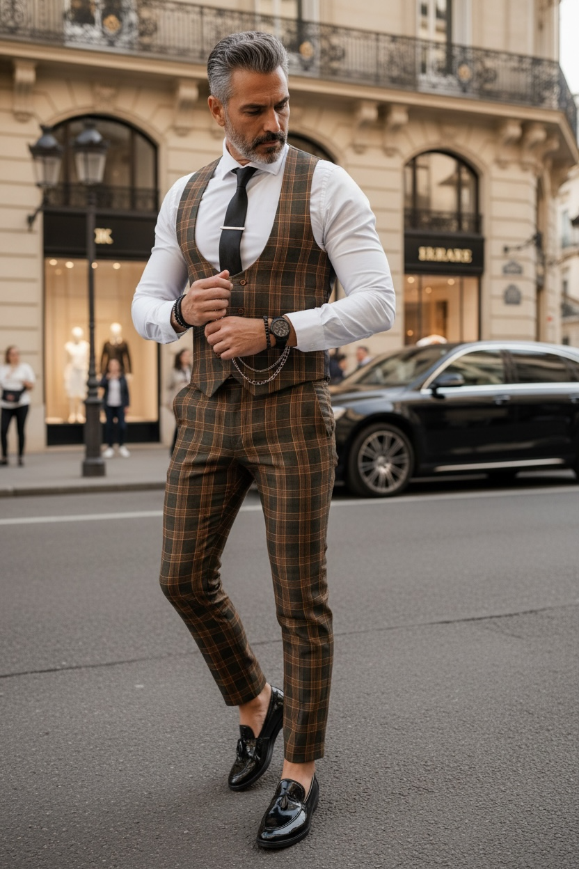Compleu barbati Vesta + Pantaloni B4205 86-1