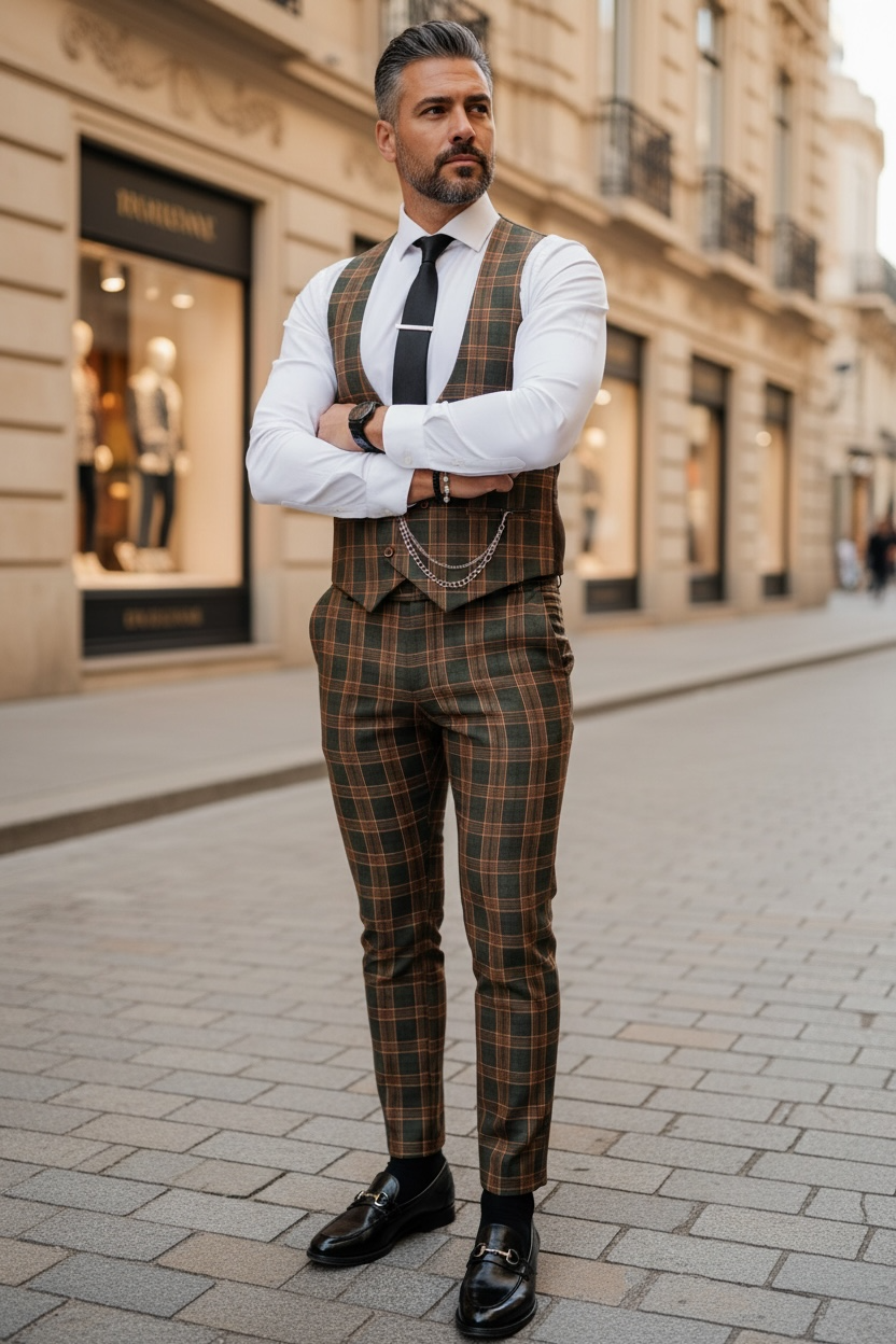Compleu barbati Vesta + Pantaloni B4205 86-1