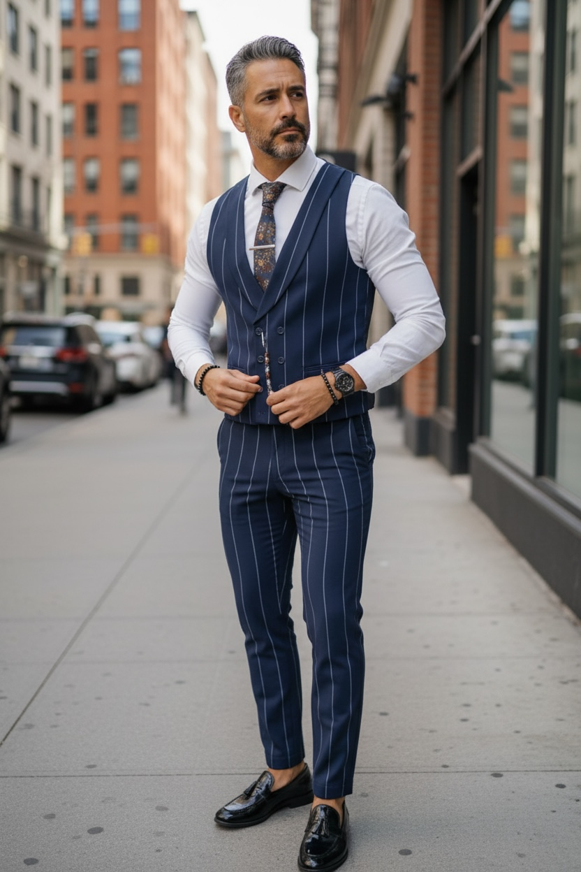 Compleu barbati Vesta + Pantaloni B5541 O5-4.1