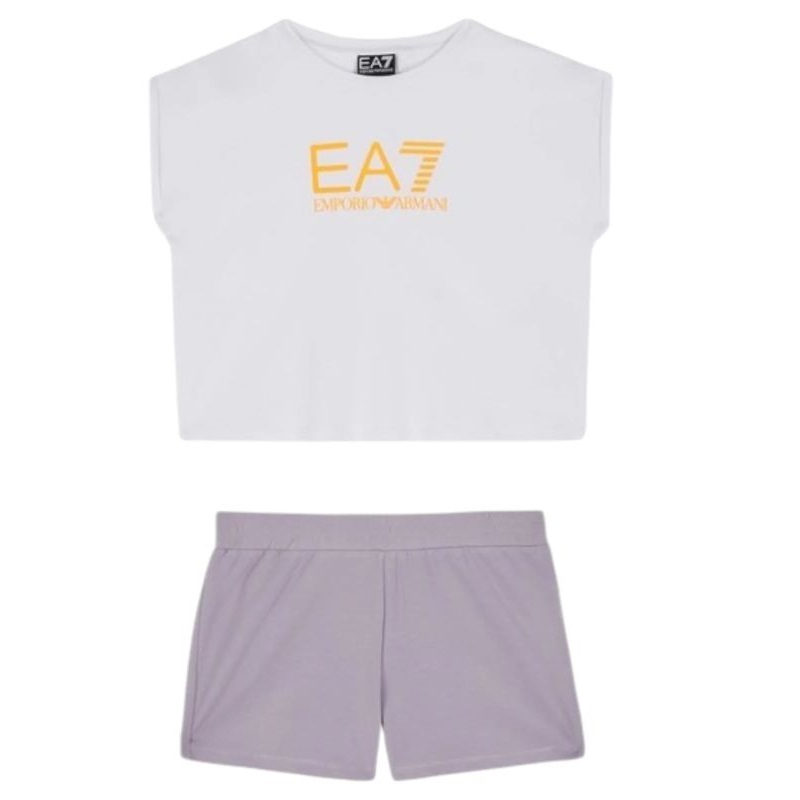 Compleu EA7 GIRL T-SUIT TEE SHORTS KIT - poza 1