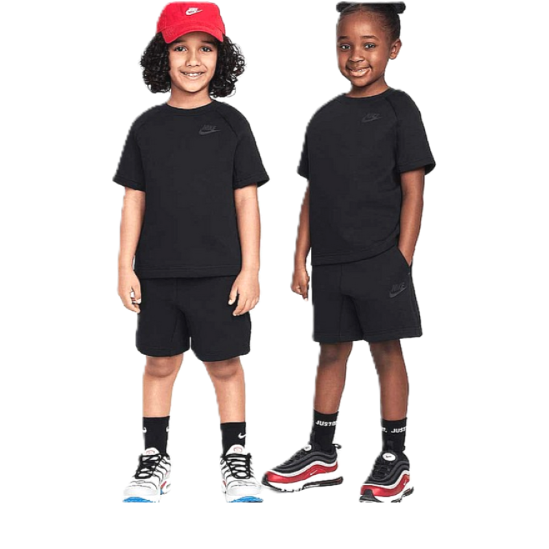 Compleu Nike NKN TECH FLEECE TEE SHORT SET - poza 1