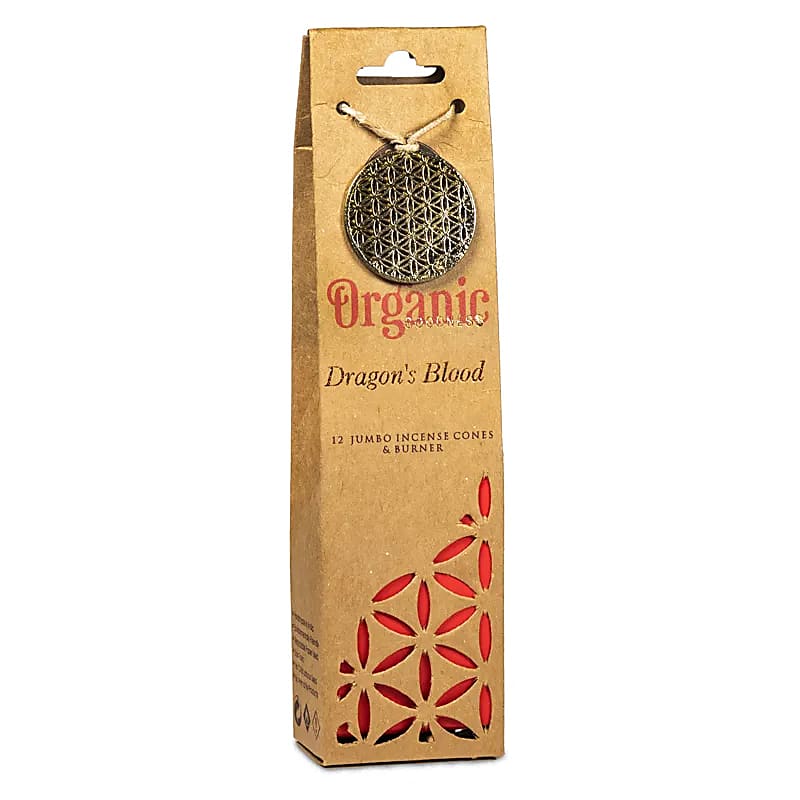Conuri parfumate Organic Goodness | Dragon's Blood | L + suport ceramic