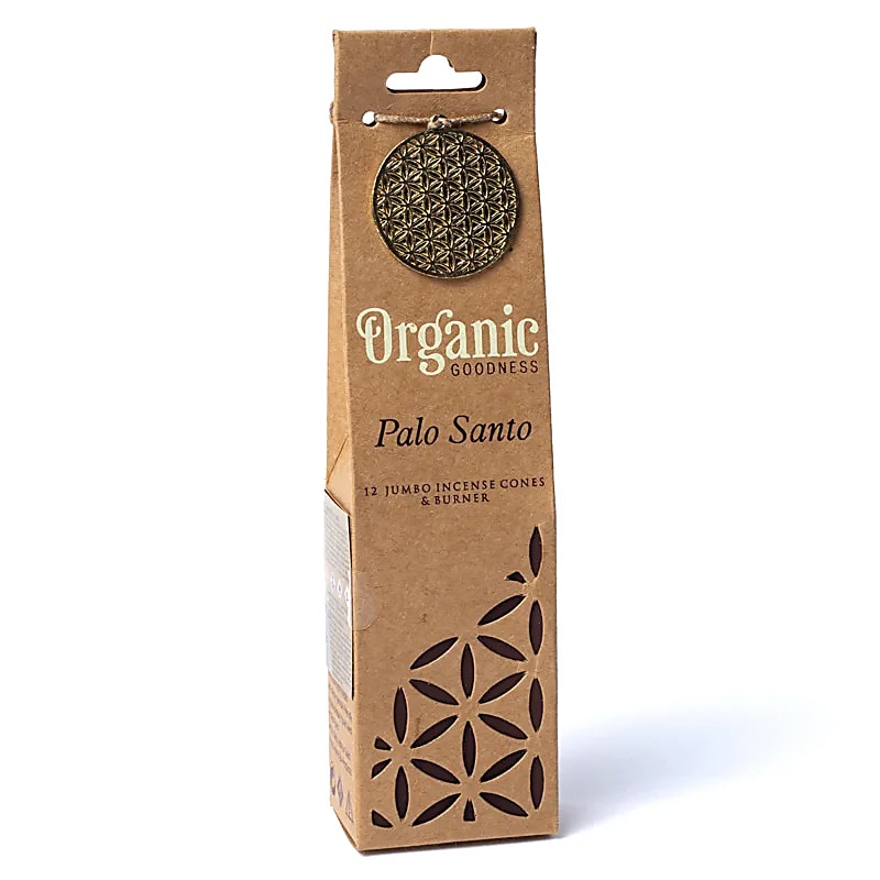 Conuri parfumate Organic Goodness | Palo Santo | L + suport ceramic