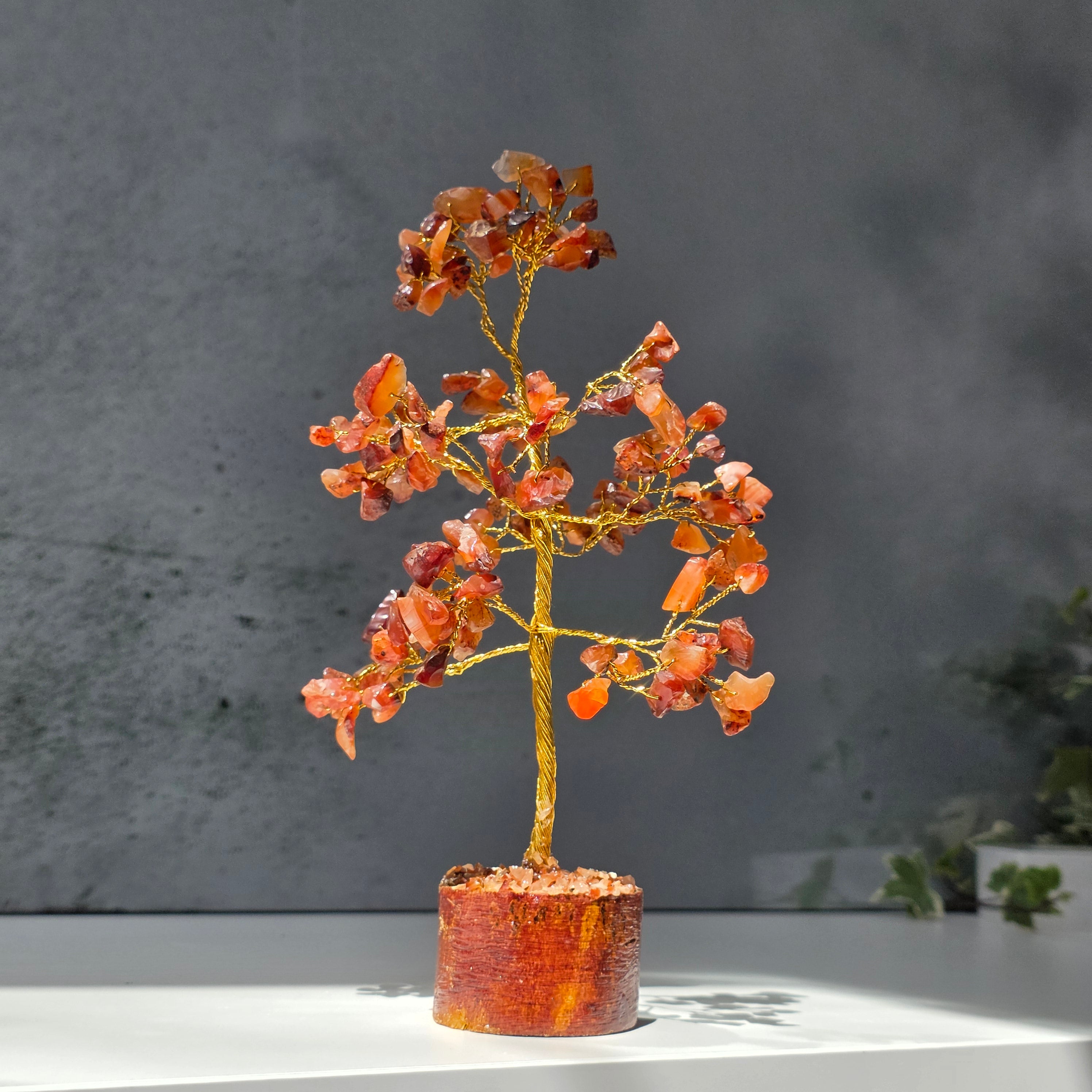 Copac Feng Shui din carneol – Tree of Life, 18 cm