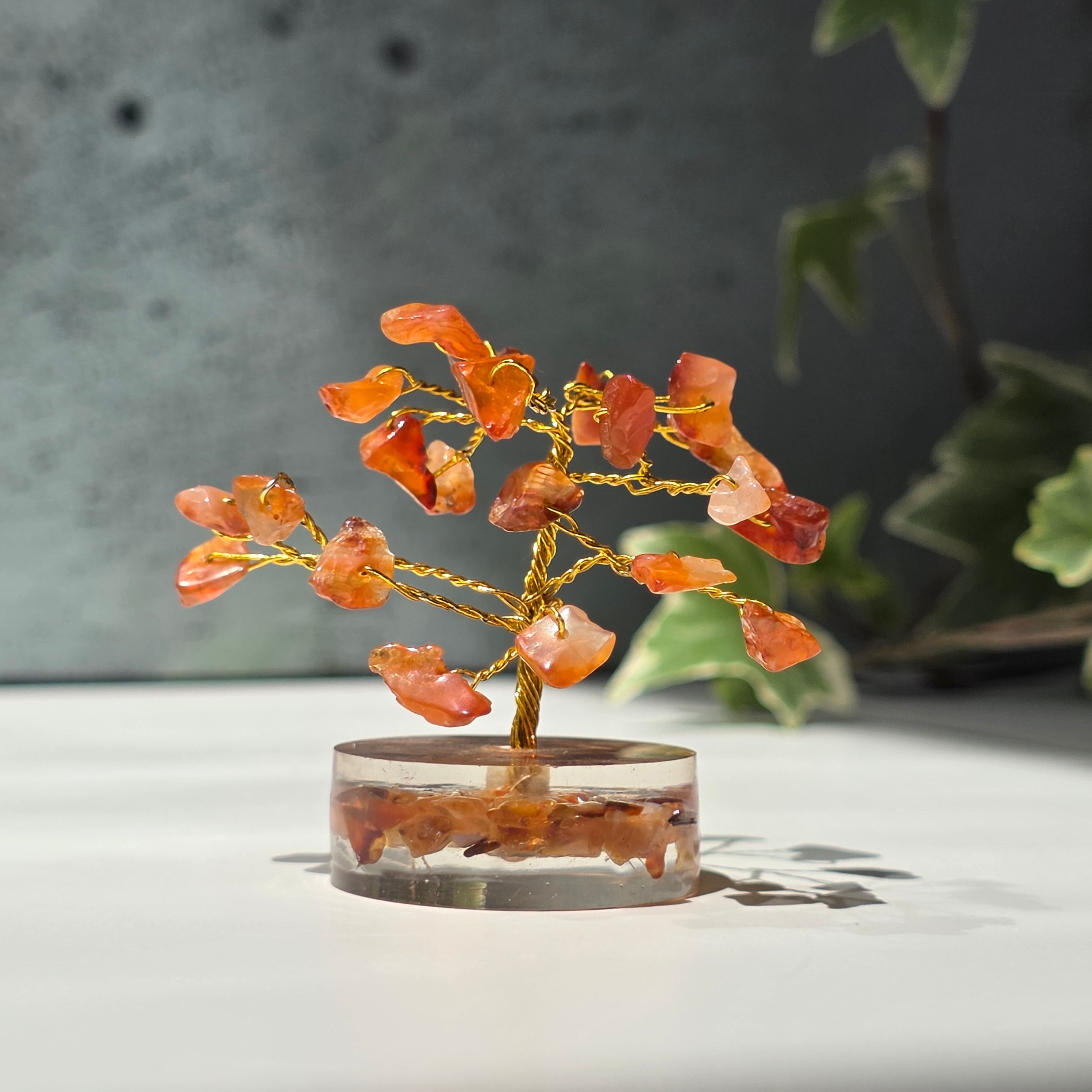 Copac Feng Shui din carneol – Tree of Life, 8 cm