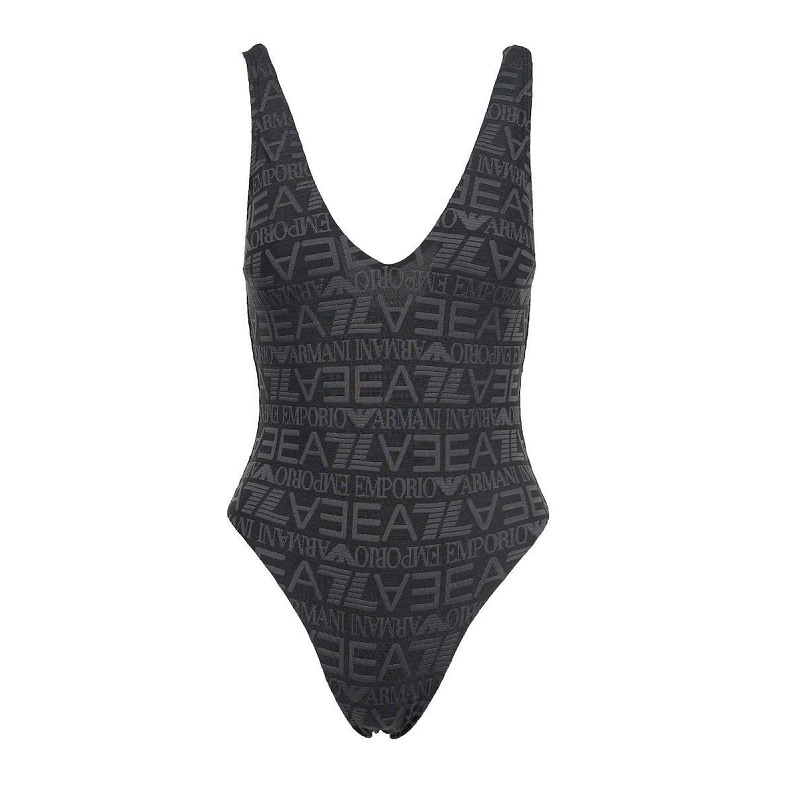 Costum de baie EA7 WATER SPORTS BW GRAPHIC W 1PIECE