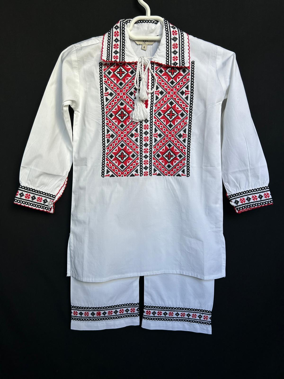 Costum tradițional băieți TM1247 - figuri geometrice - - 10