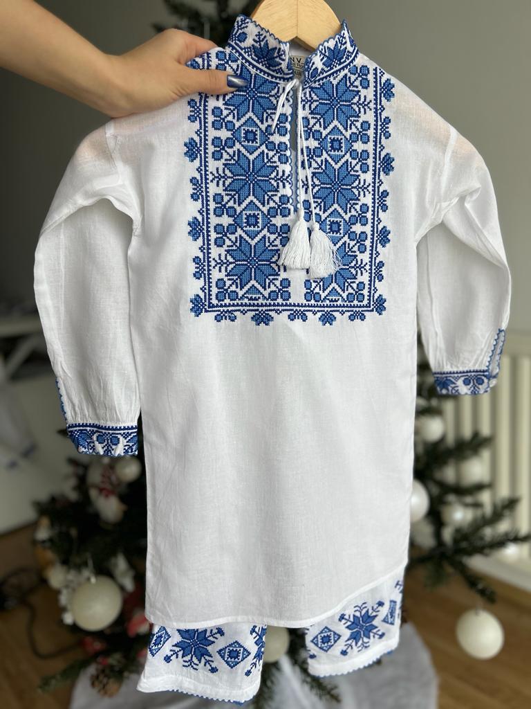 Costum tradițional băieți TM742 - motive geometrice - 10