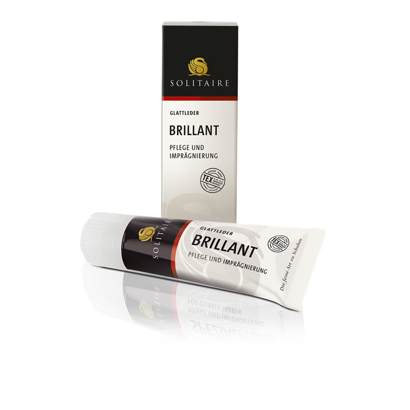 Crema Brillant gri pentru pantofi, Solitaire