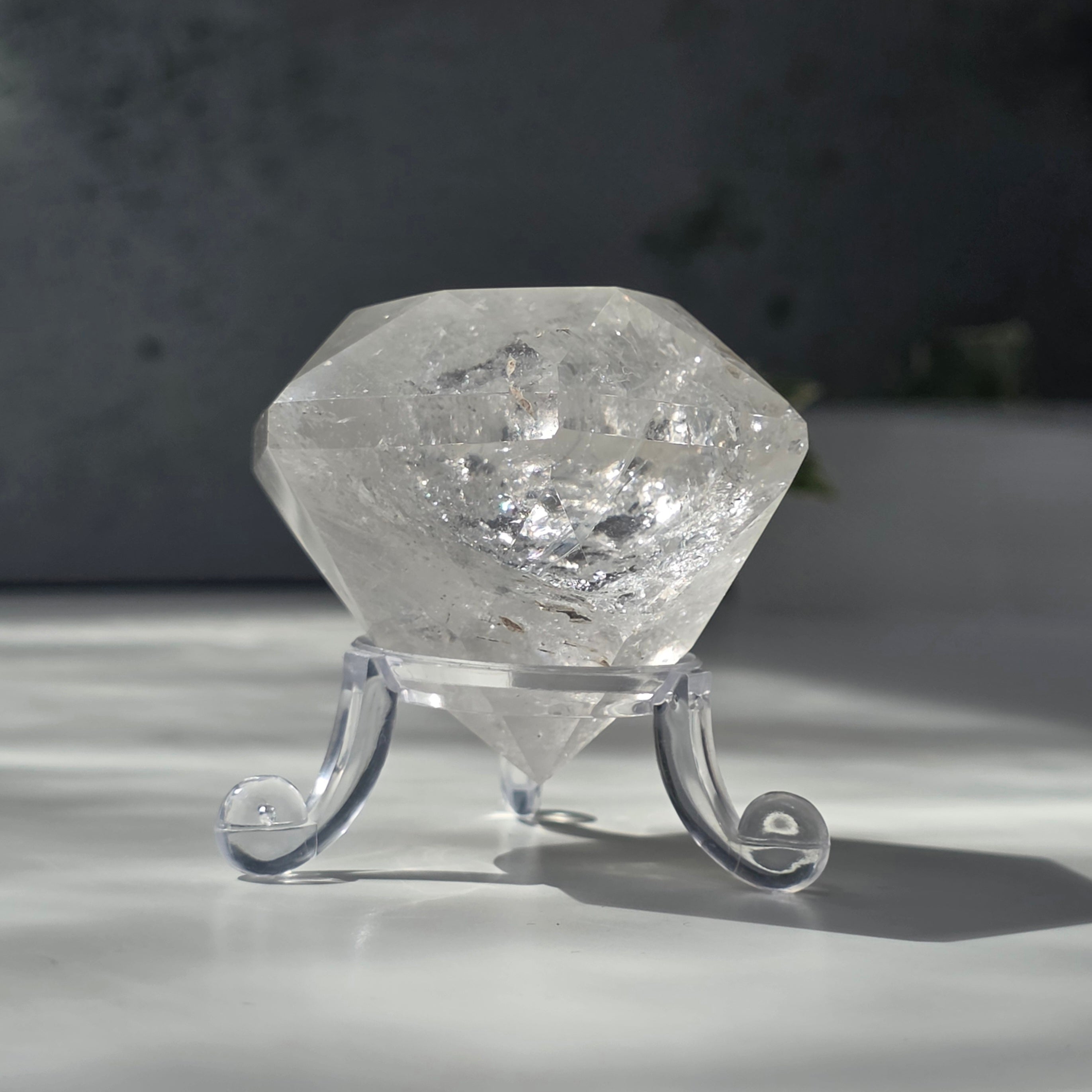 Cuart forma diamant cristal de stanca/cuart incolor model 4A