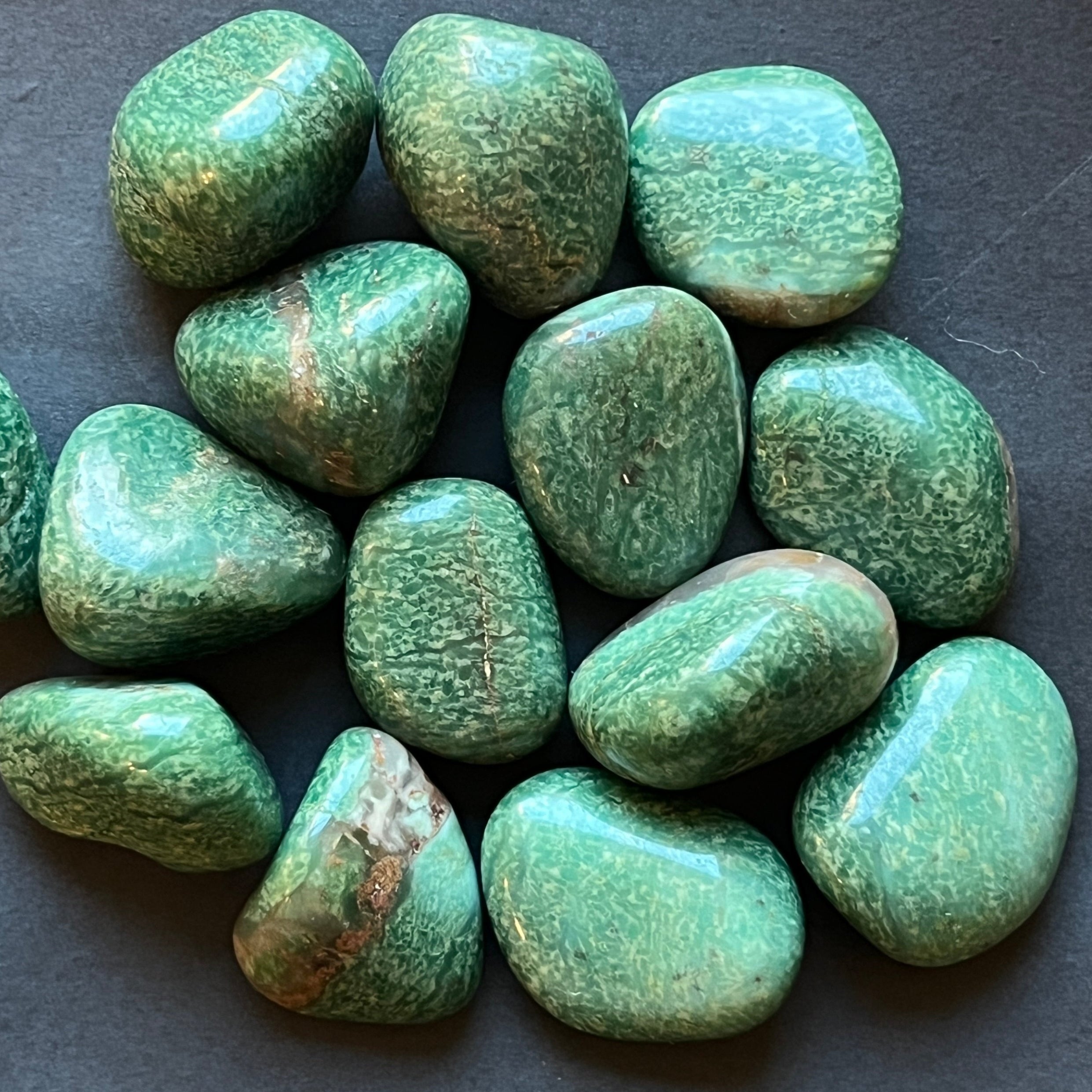 Cuart verde piatra rulata