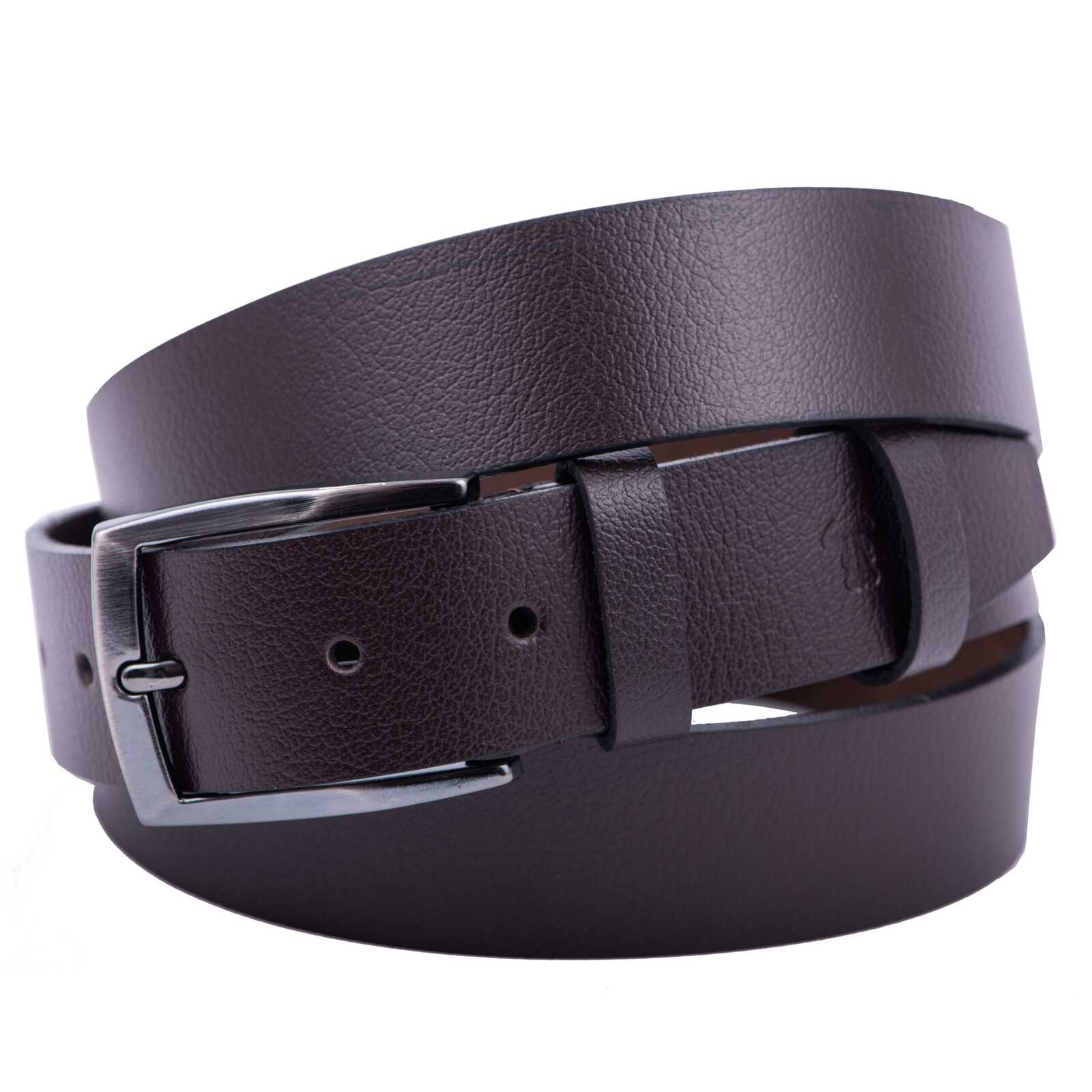 Curea barbati din piele naturala maro inchis New - 115 cm