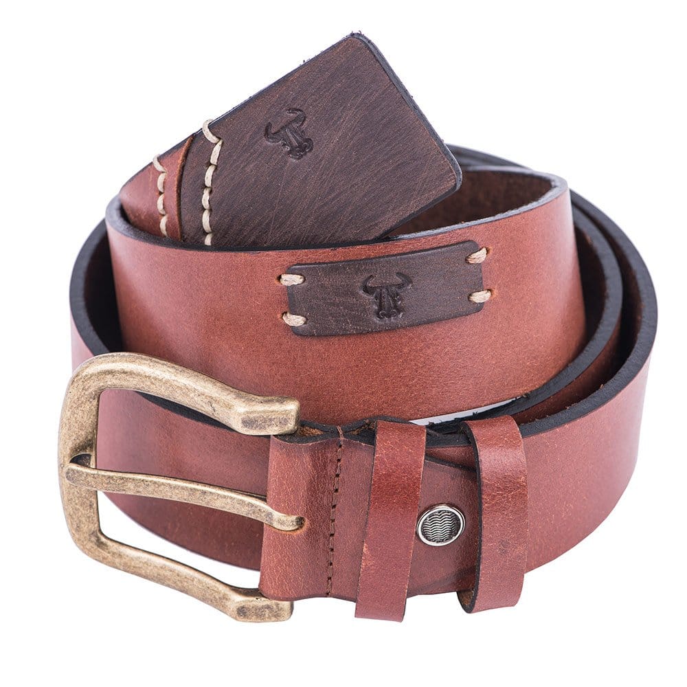 Curea barbati din piele naturala maro Toro belt - 135-cm