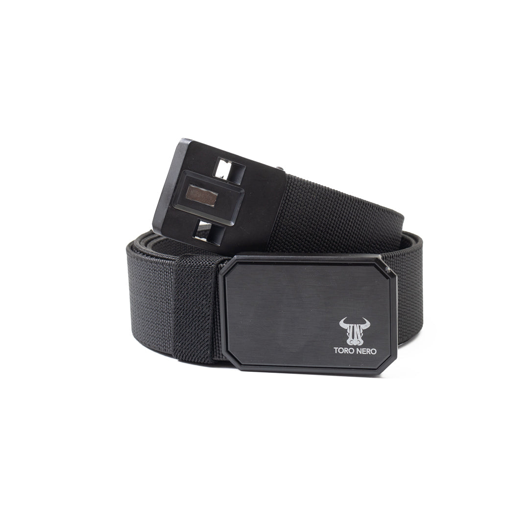 Curea barbati elastica,catarama magnetica,reglabila pentru mai multe dimensiuni(maxim 125cm), negru Tor