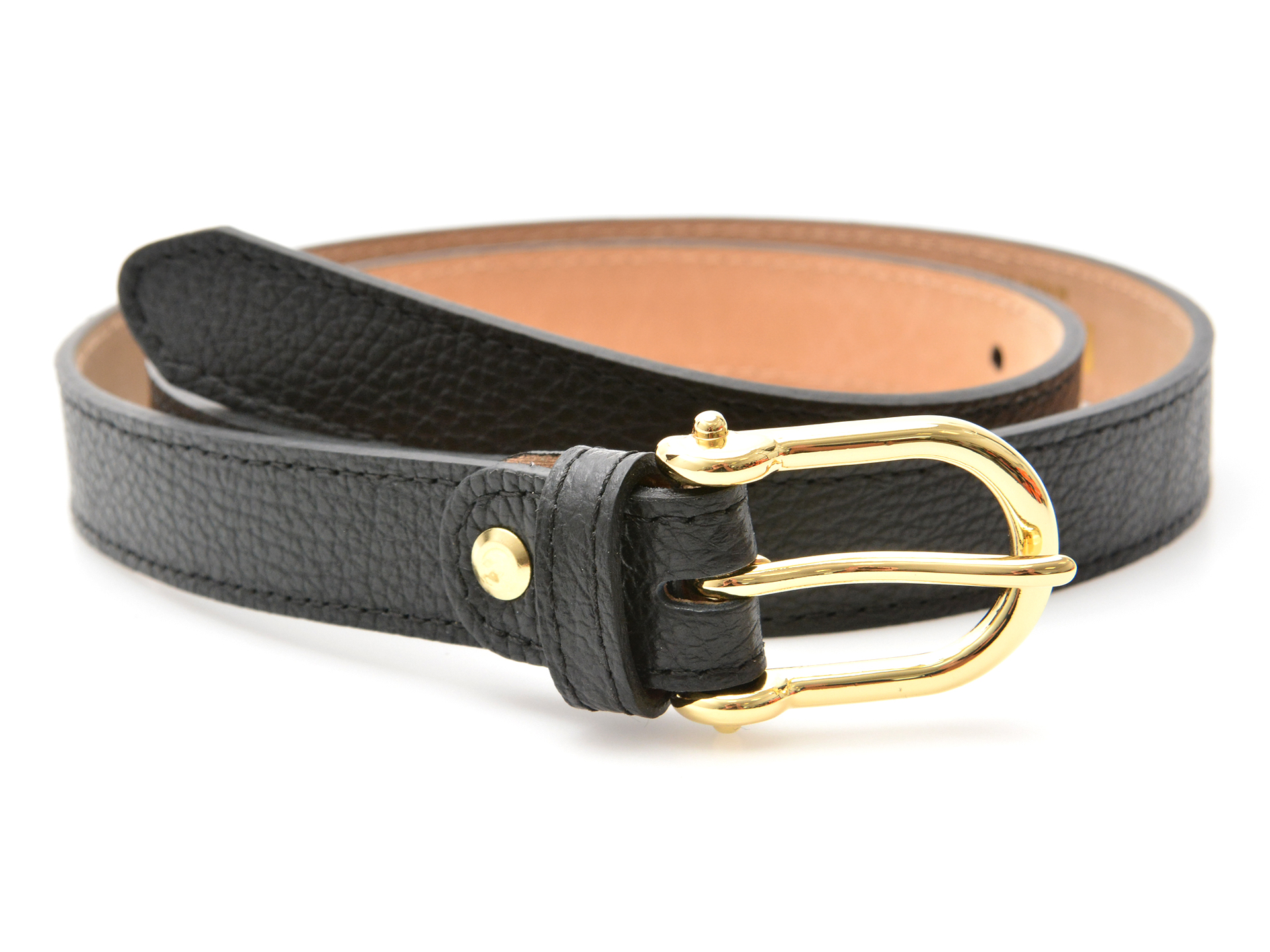 Curea EPICA neagra, F31, din piele naturala