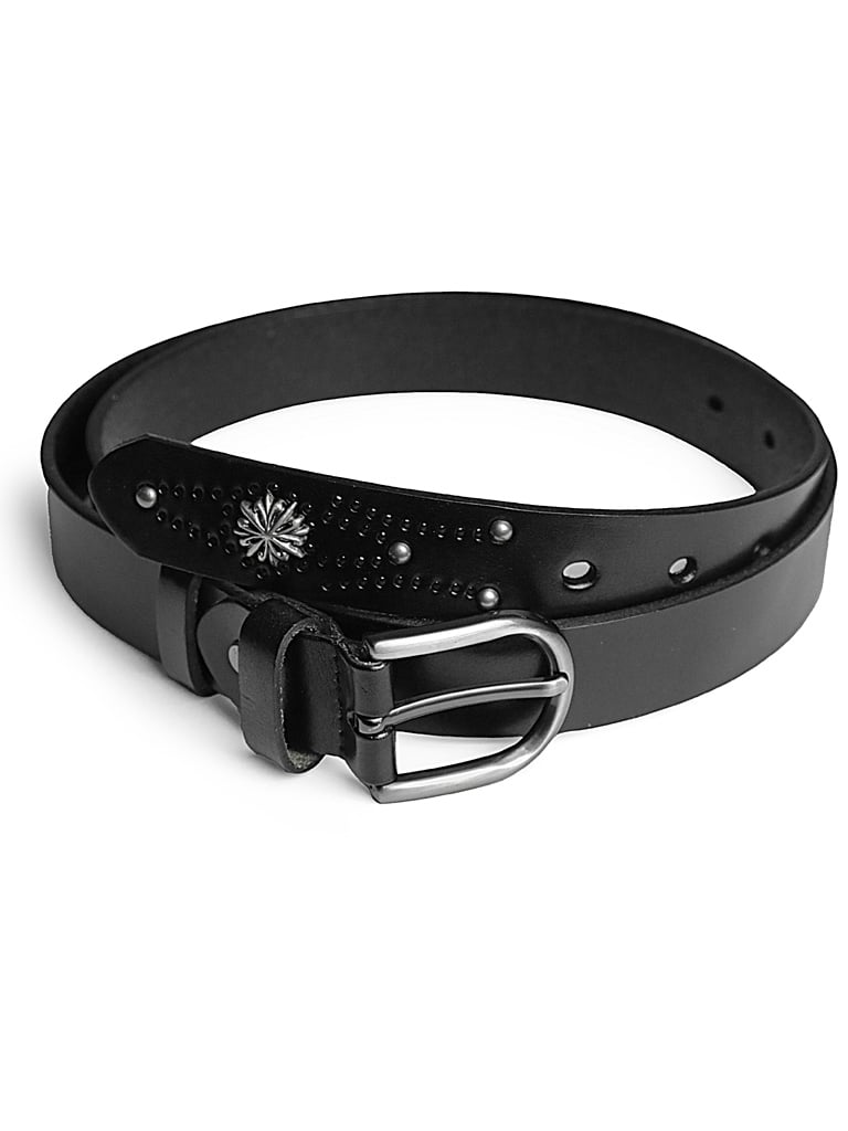 Curea pentru dama 6281, piele naturala, 115 cm, Neagra