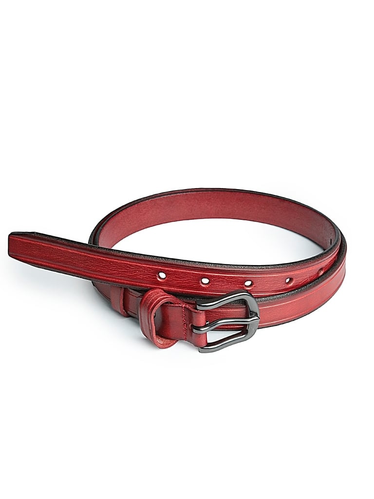 Curea pentru dama 6417, piele naturala, 115 cm, Bordo