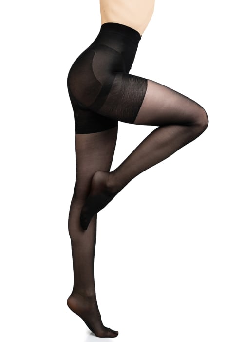 Dres dama modelator Fiore Medica Press Up Black 20 DEN
