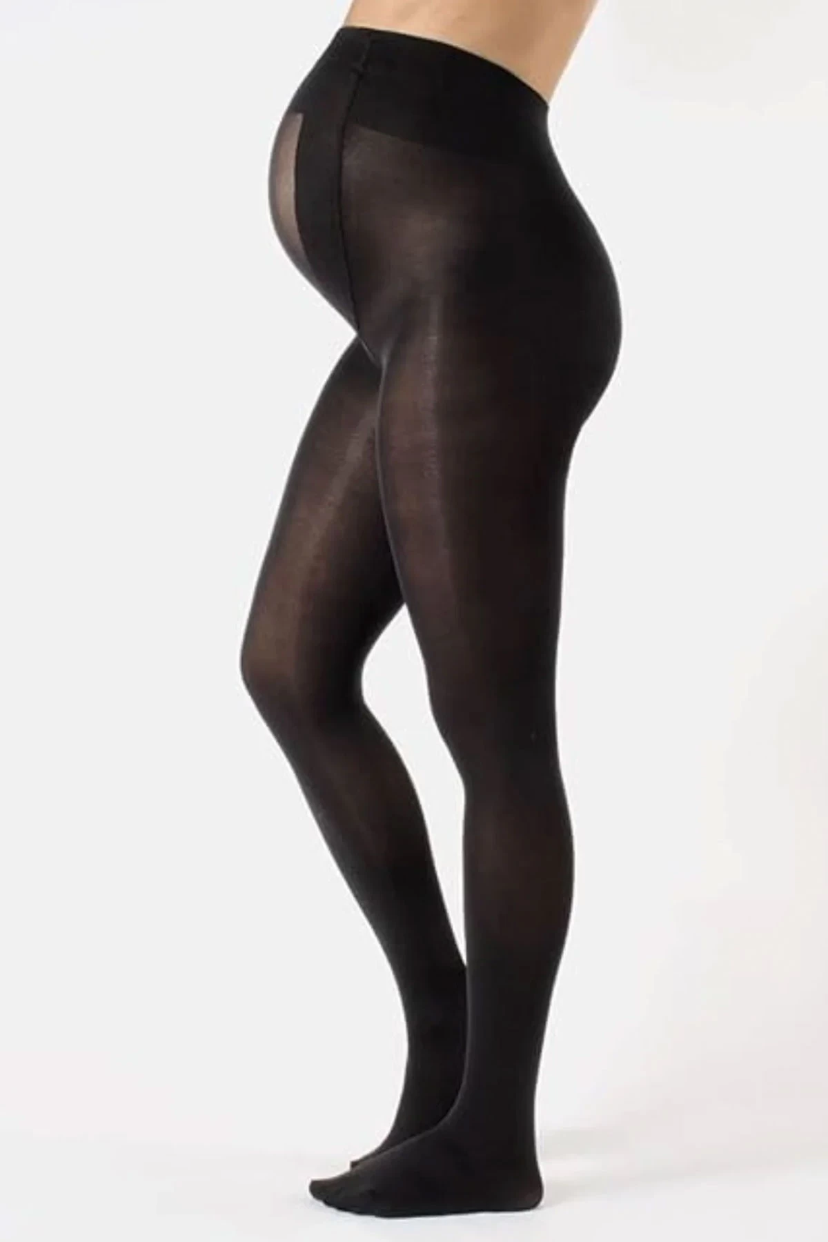 Dres gravida Materity negru din lycra 20 DEN - poza 3