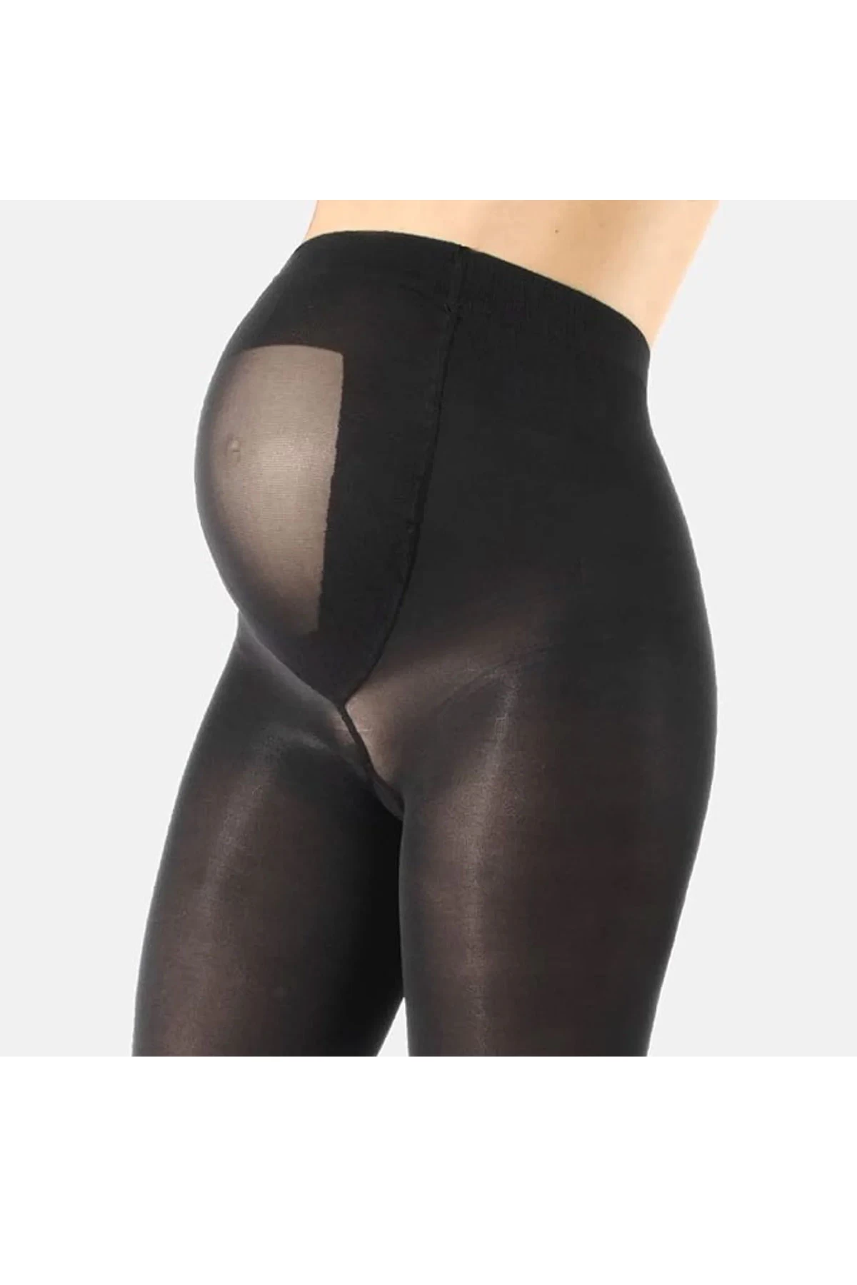 Dres gravida Materity negru din lycra 20 DEN - poza 5