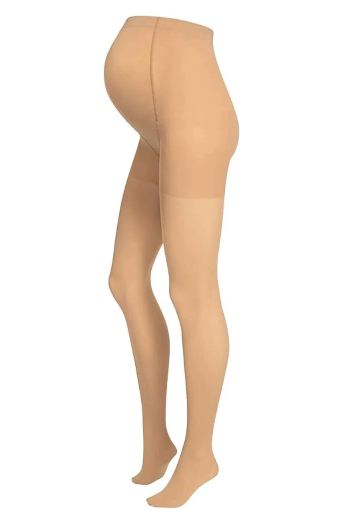 Dres gravida Materity Vizone din lycra bej 20 DEN - poza 3