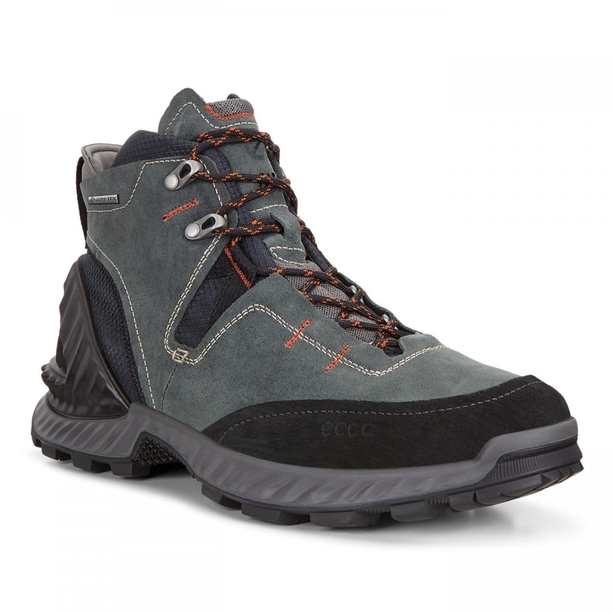 Ecco Exohike Mid Gore-Tex Negru - Black/Lake - poza 1