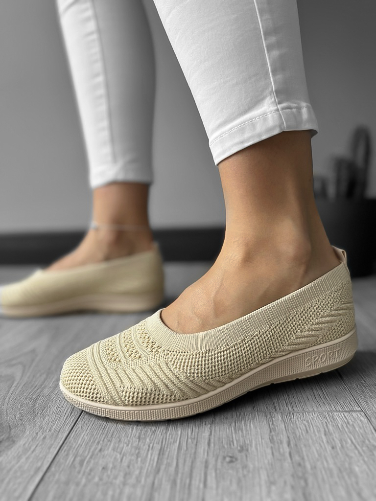 Espadrile dama casual bej CL15 T54-3