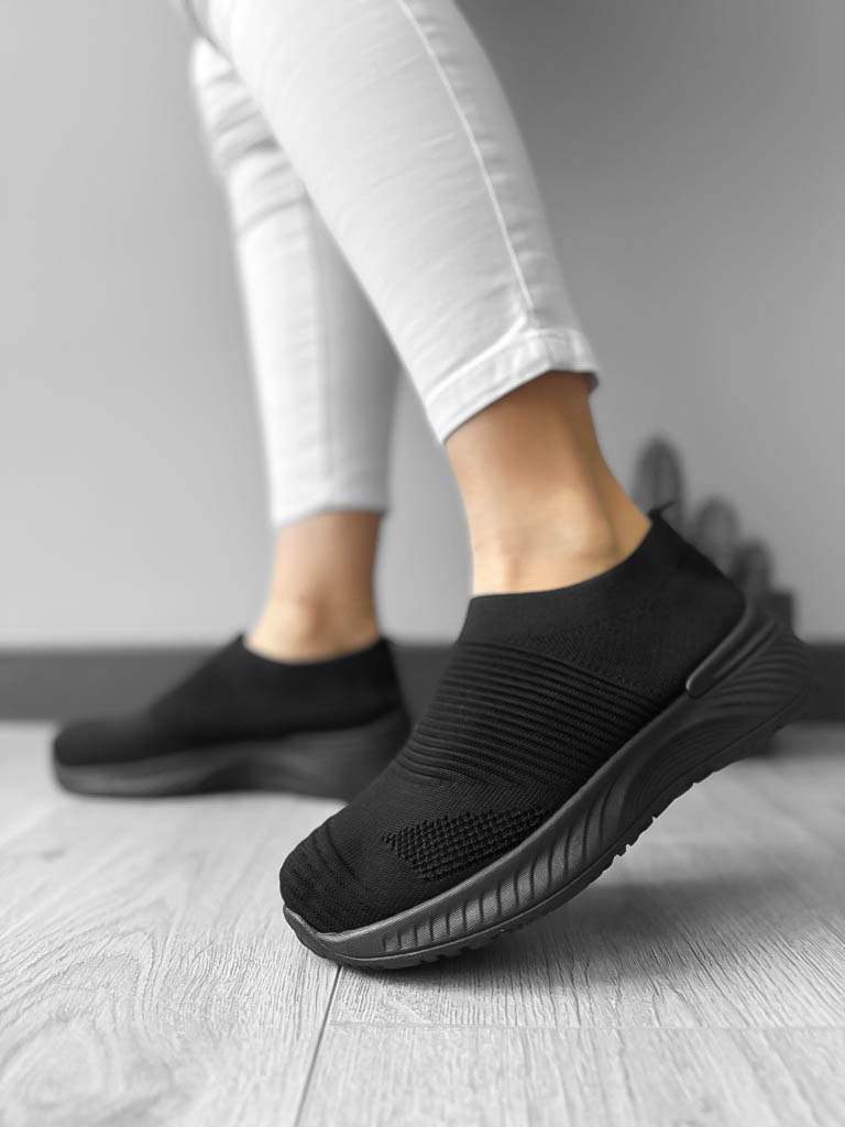 Espadrile dama casual negre 566 T4-1