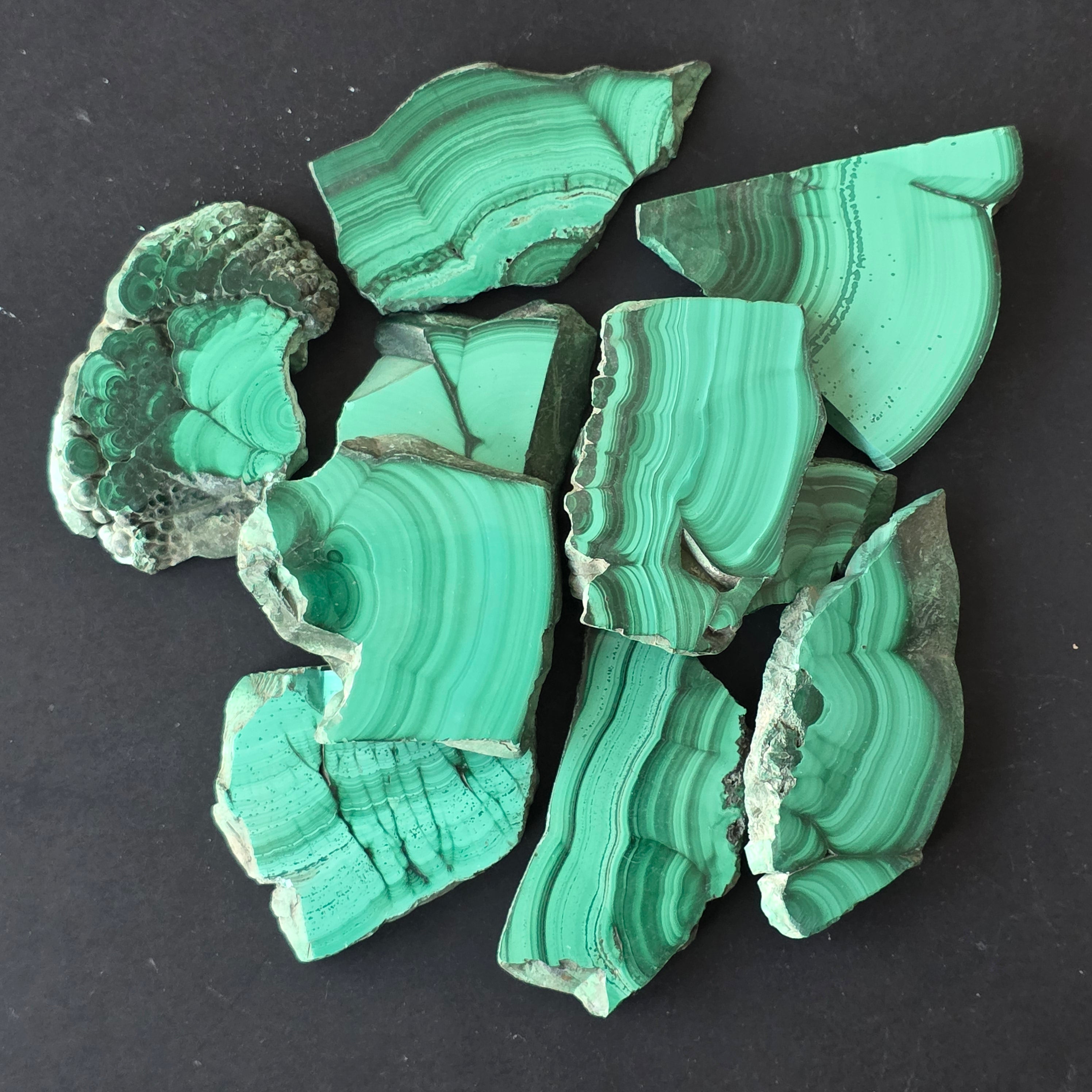 Felie malachit | Verde deschis