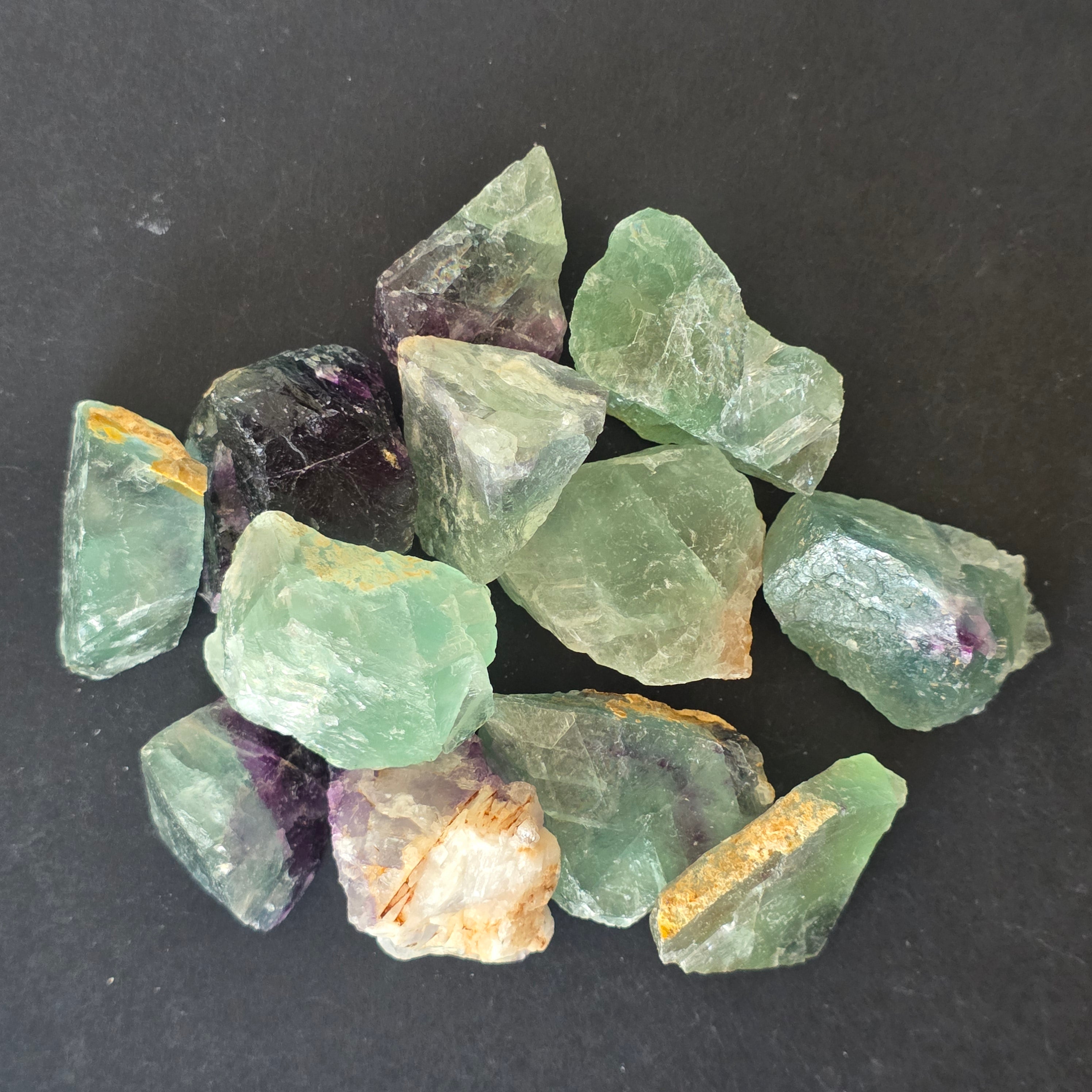 Fluorina piatra bruta din Namibia Africa