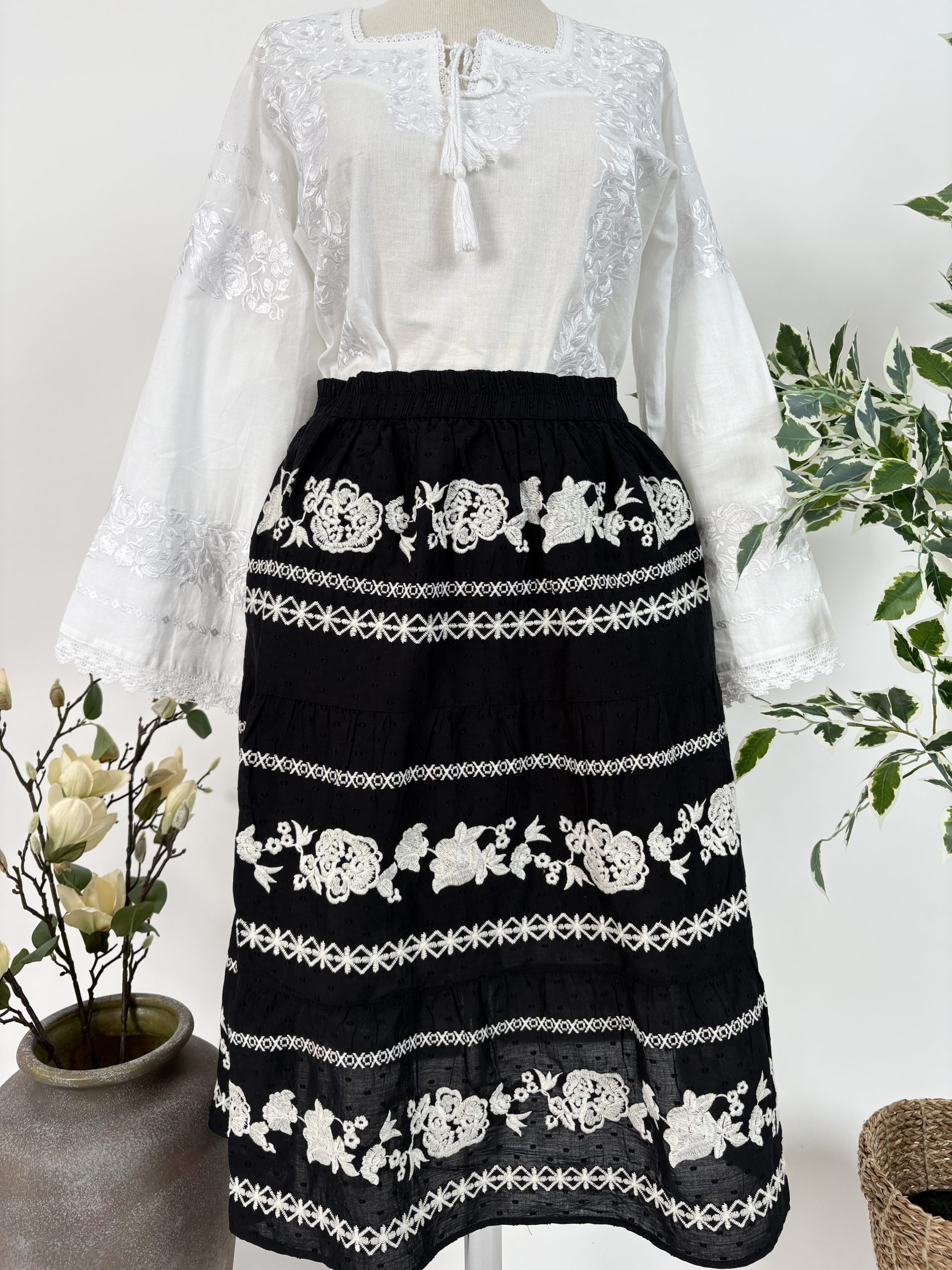 Fustă tradițională femei TM2093 *amurg* - 3XL