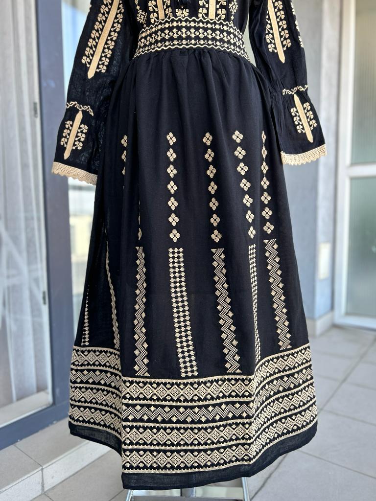 Fustă tradițională femei TM257 *motive geometrice* - XXL