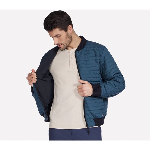 Geaca barbati Skechers Alpha Reversible Bomber JA234-BLK - poza 3