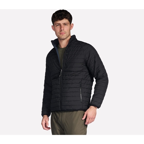 Geaca barbati Skechers GO SHIELD Cozy Fit Altitude Reversible Jacket JA139-BBLM - poza 4
