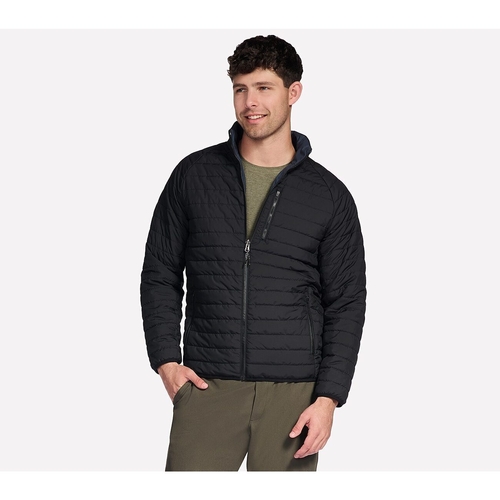 Geaca barbati Skechers GO SHIELD Cozy Fit Altitude Reversible Jacket JA139-BBLM - poza 5