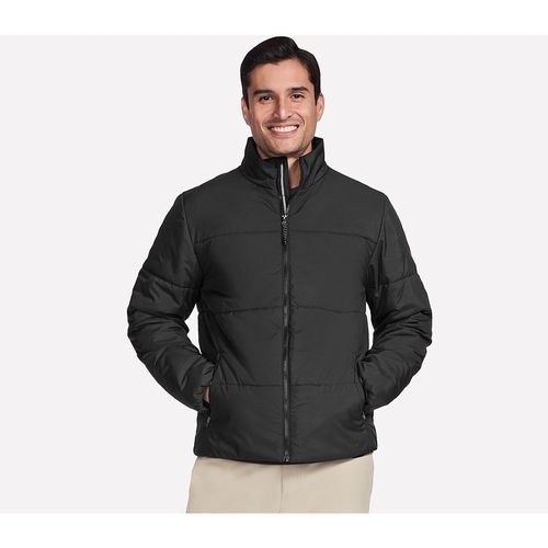 Geaca barbati Skechers GO SHIELD Cozy Fit Traverse Down Jacket JA389-BLK - poza 5